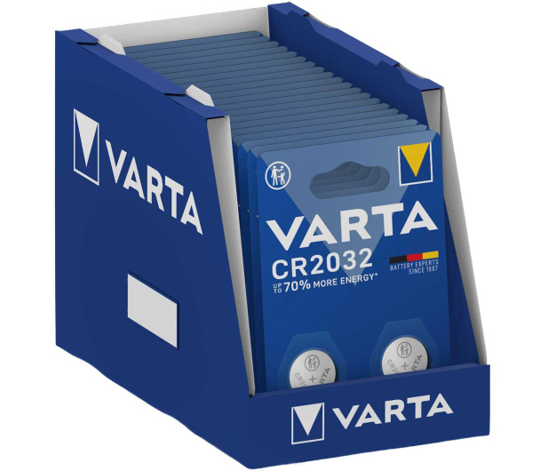 Varta Litowe Baterie Pastylkowe CR2032 (2 szt.) - 1456632 - zdjęcie 2